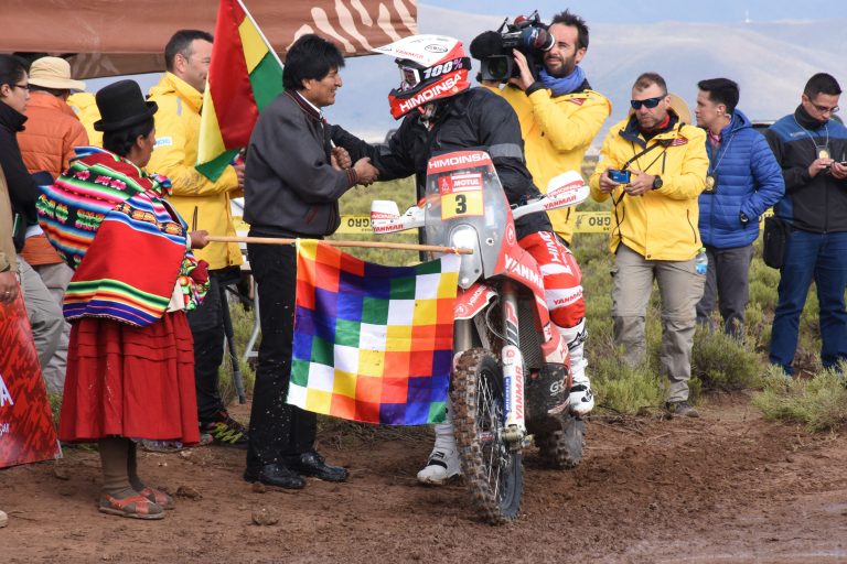 Morales larga séptima etapa del Dakar La Paz-Uyuni