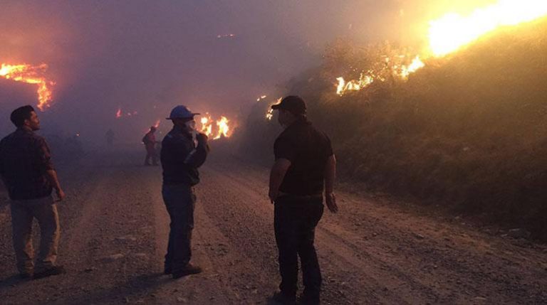 Gobierno enviará dos helicópteros para ayudar a sofocar incendio en Tarija