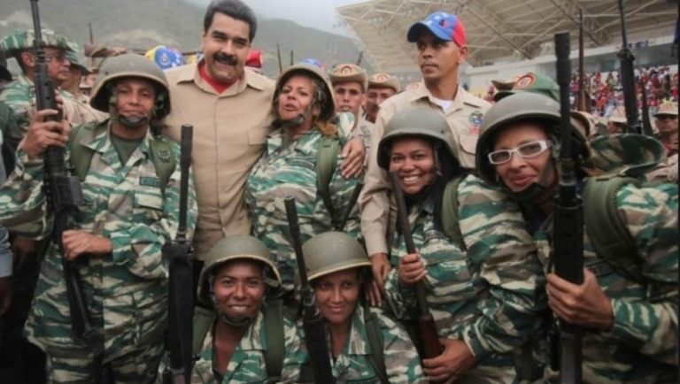 Venezuela pone a prueba su capacidad militar