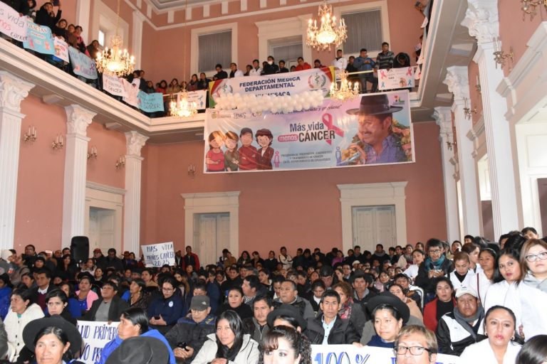La atención y prevención del cáncer en Chuquisaca, ahora es gratis