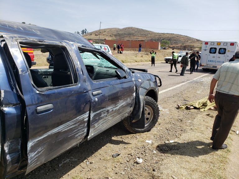 Accidente de tránsito se cobra la vida de dos periodistas