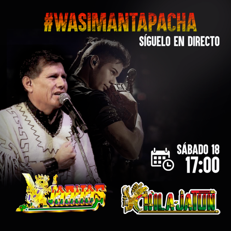 Este 18 de abril los kjarkas y Chilajatun en vivo a través de Youtube