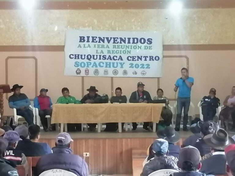 Se fractura la organización más fuerte de los campesinos de Chuquisaca